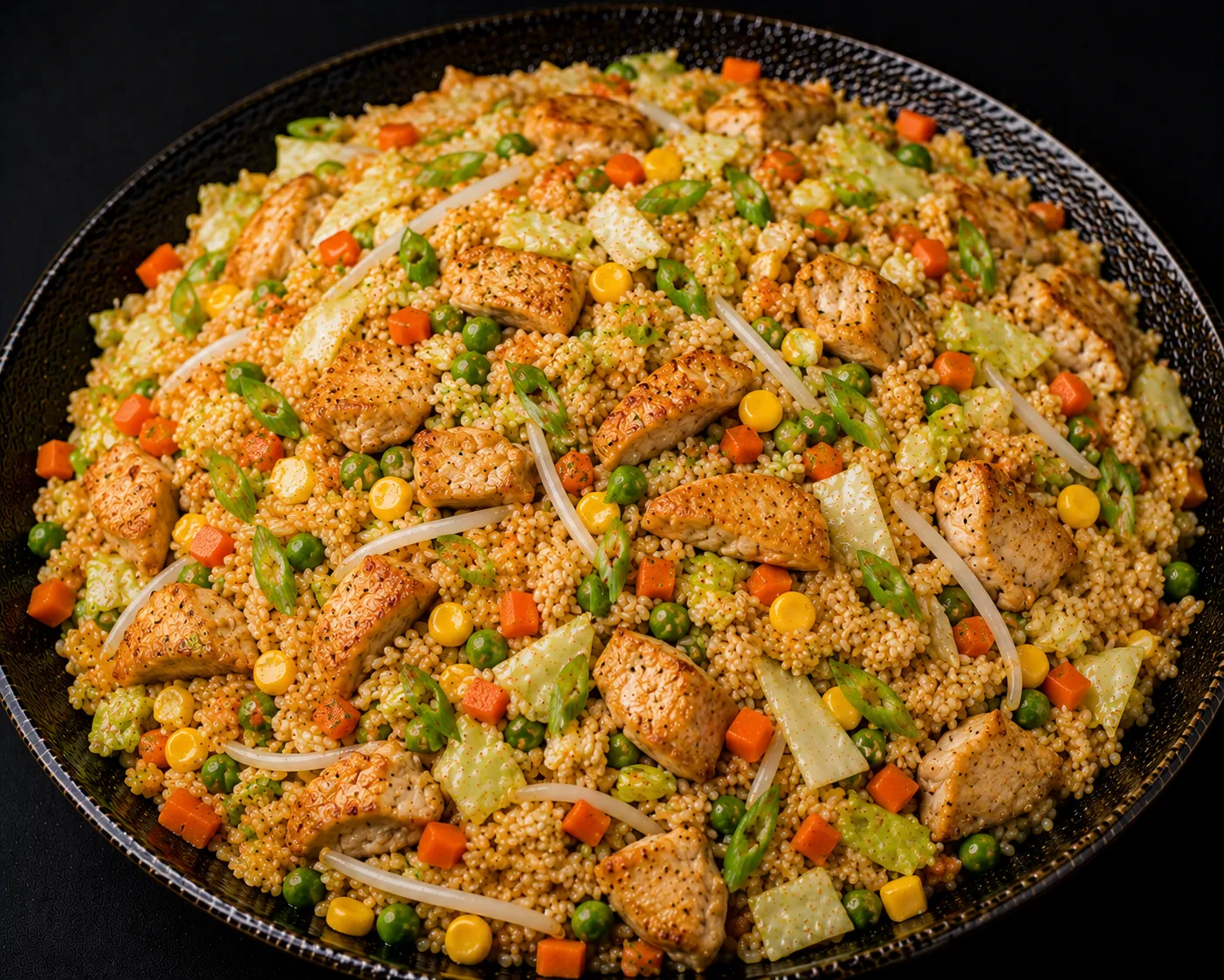 42 Bratreis mit huhn