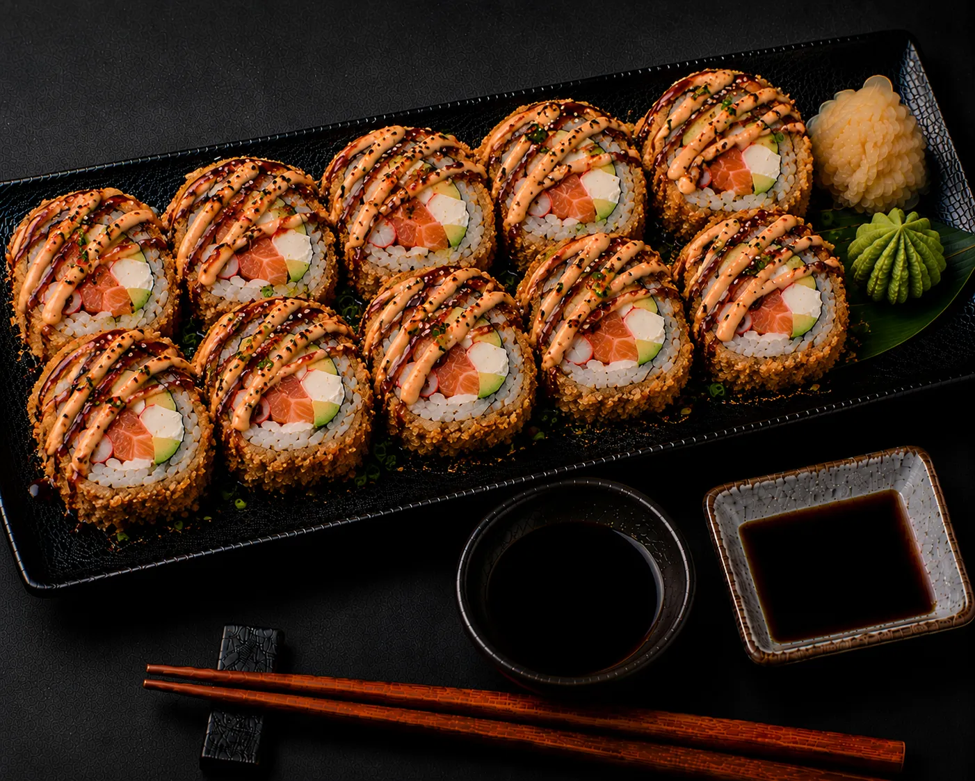 S59b Crunchy Lachs Roll